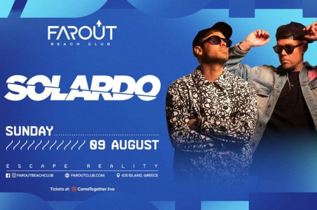 An image of 9th of August | Solardo | FarOut Beach Club | Ios